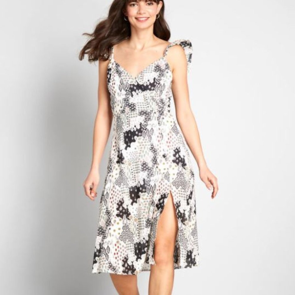 NWT ModCloth Pretty Patchwork Femme Midi Dress